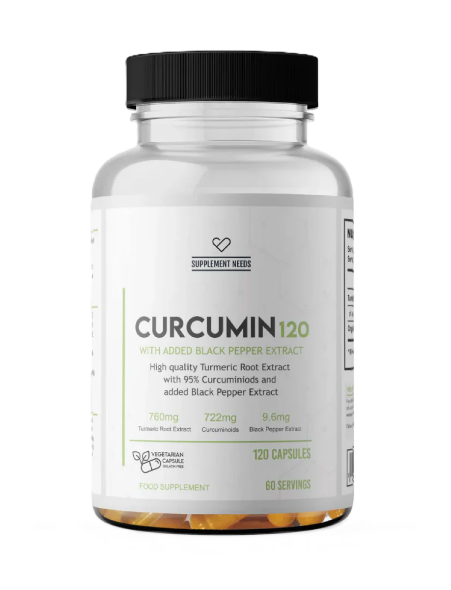 Supplement Needs Curcumin with Black Pepper Extract