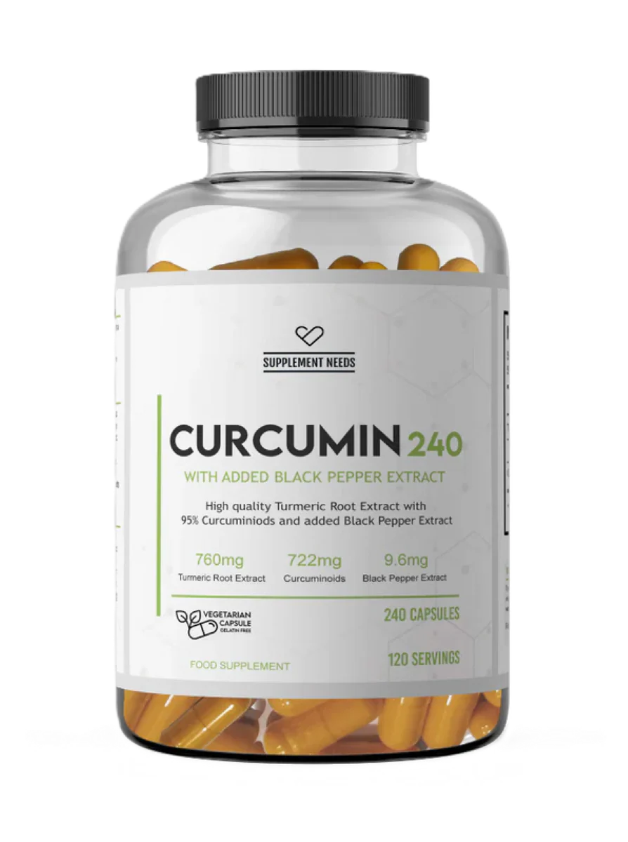 Supplement Needs Curcumin with Black Pepper Extract