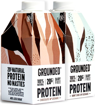 Grounded Protein Milkshake – 12 x 490ml