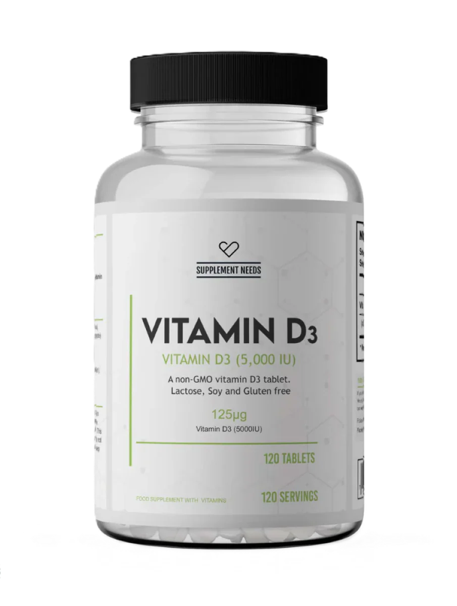 Supplement Needs Vitamin D3 120 tabs