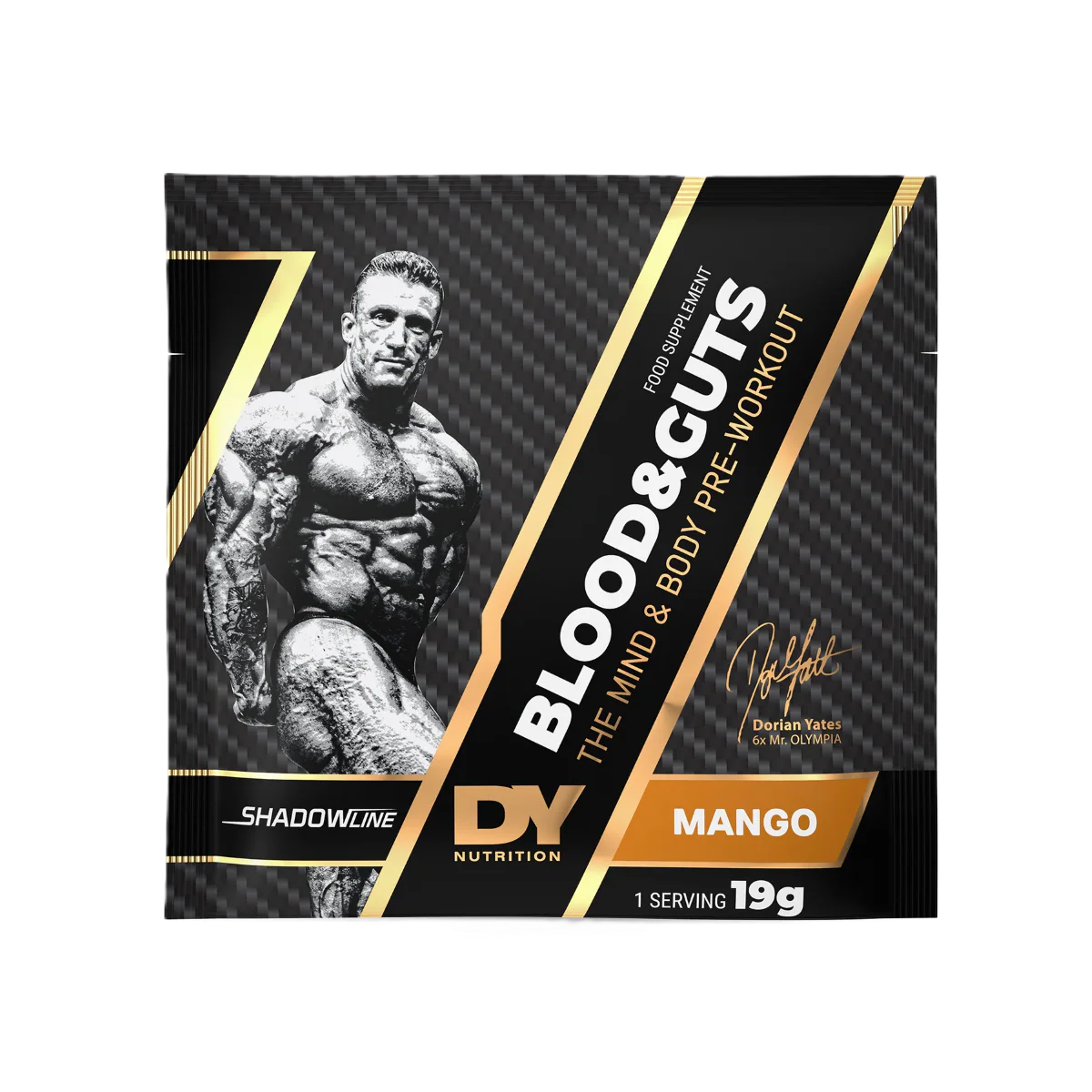 DY Nutrition Blood and Guts Pre Workout 1 Serv Sachet
