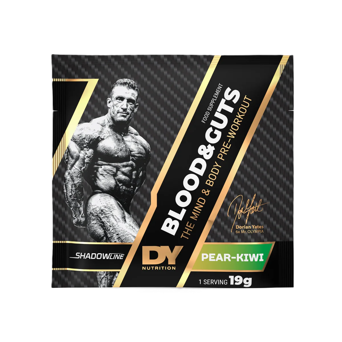 DY Nutrition Blood and Guts Pre Workout 1 Serv Sachet