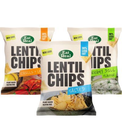 Eat Real Snacks Lentil 40g x 18